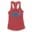 Marubadi Seruppadi Women's Racerback Tank in Solid Red Color